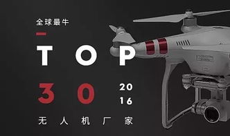 2016全球最牛无人机厂家排行榜 top 30 智能无人飞行器群英荟萃